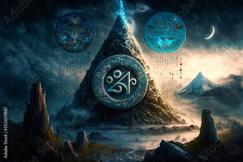 Sigils and Magic Landscape Art
