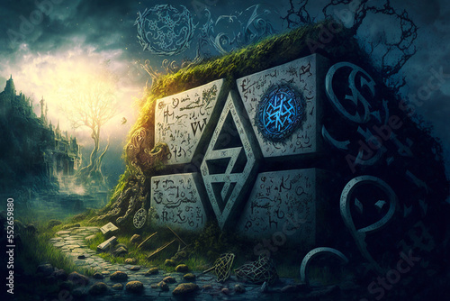 Sigils and Magic Landscape Art