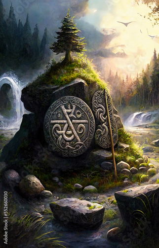 Sigils and Magic Landscape Art
