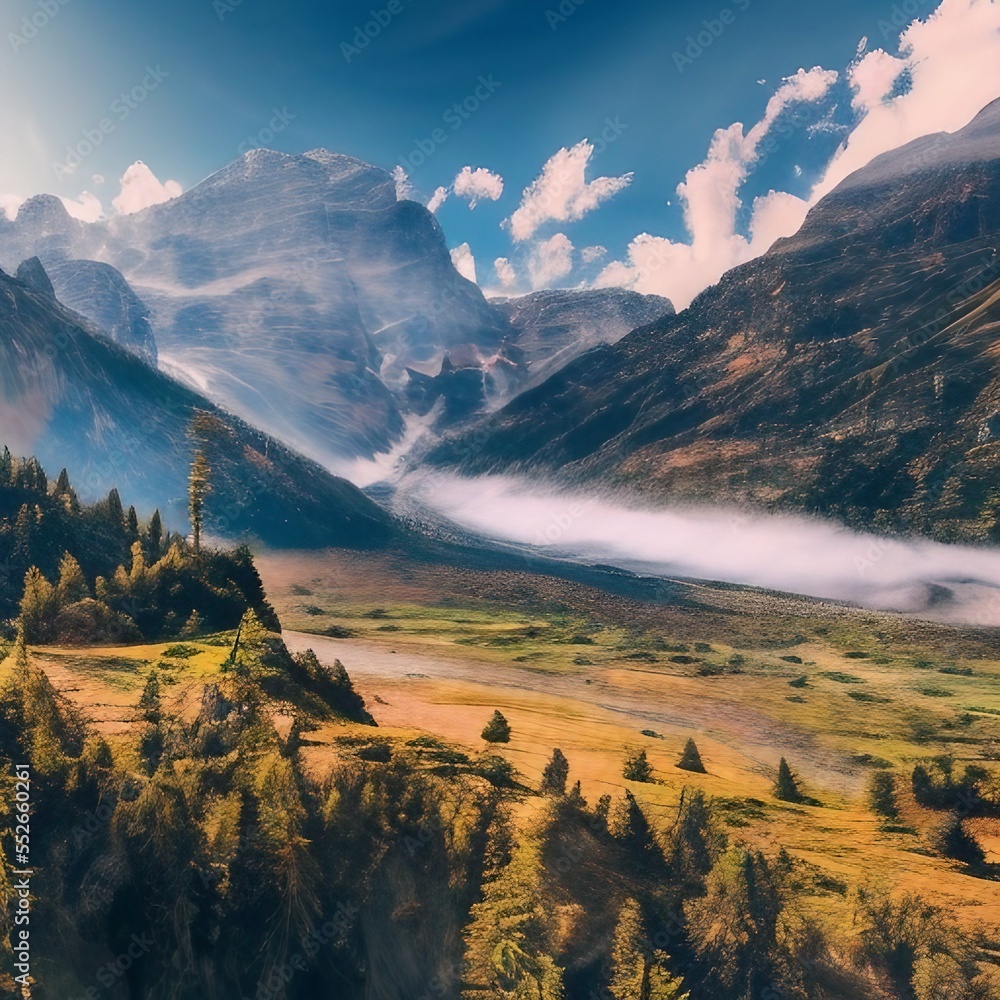 Breath Taking View That Inspires Wanderlust k Realistic Highly Detailed