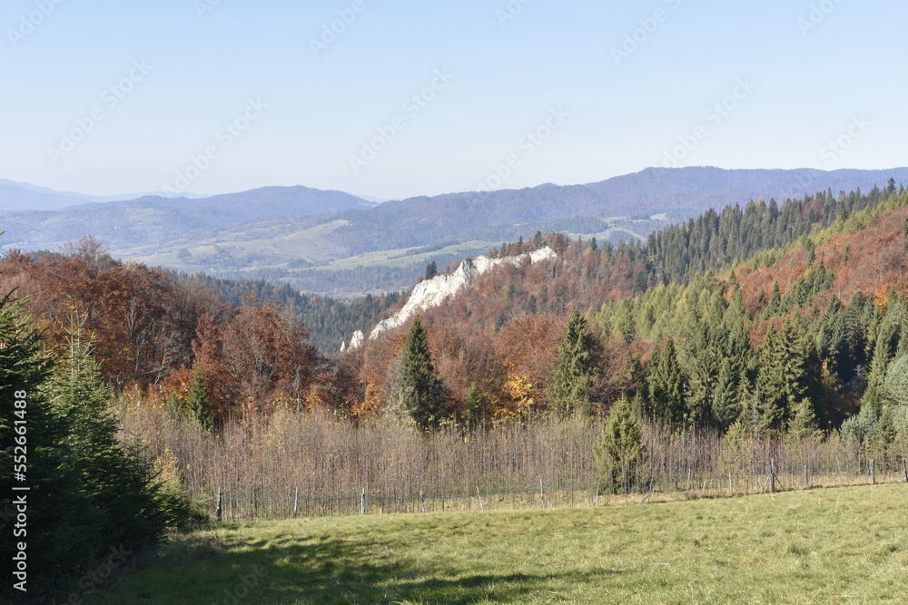 Małe Pieniny, jesień, park, przyroda, szlaki, góry, Małe Pieniny, jesień, park, przyroda, szlaki, góry,