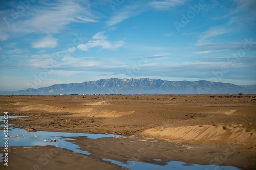 Sand and mountains