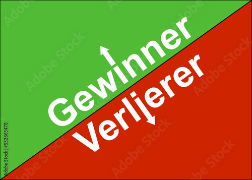 Gewinner und Verlierer