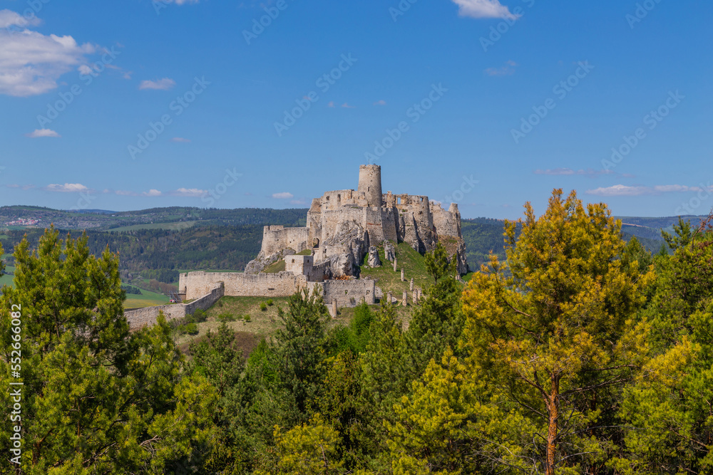 Spissky hrad castle ruins