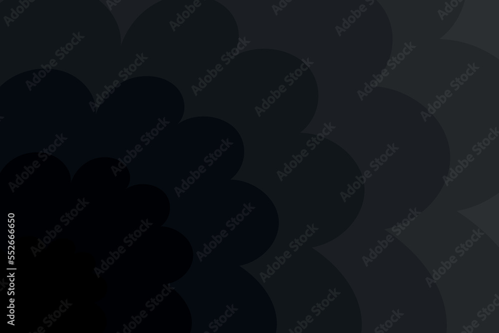 Black background abstract pattern vector blend curve line illustration ...