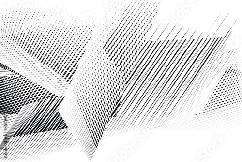 abstract halftone dots and lines background  creative dynamic pattern  vector texture