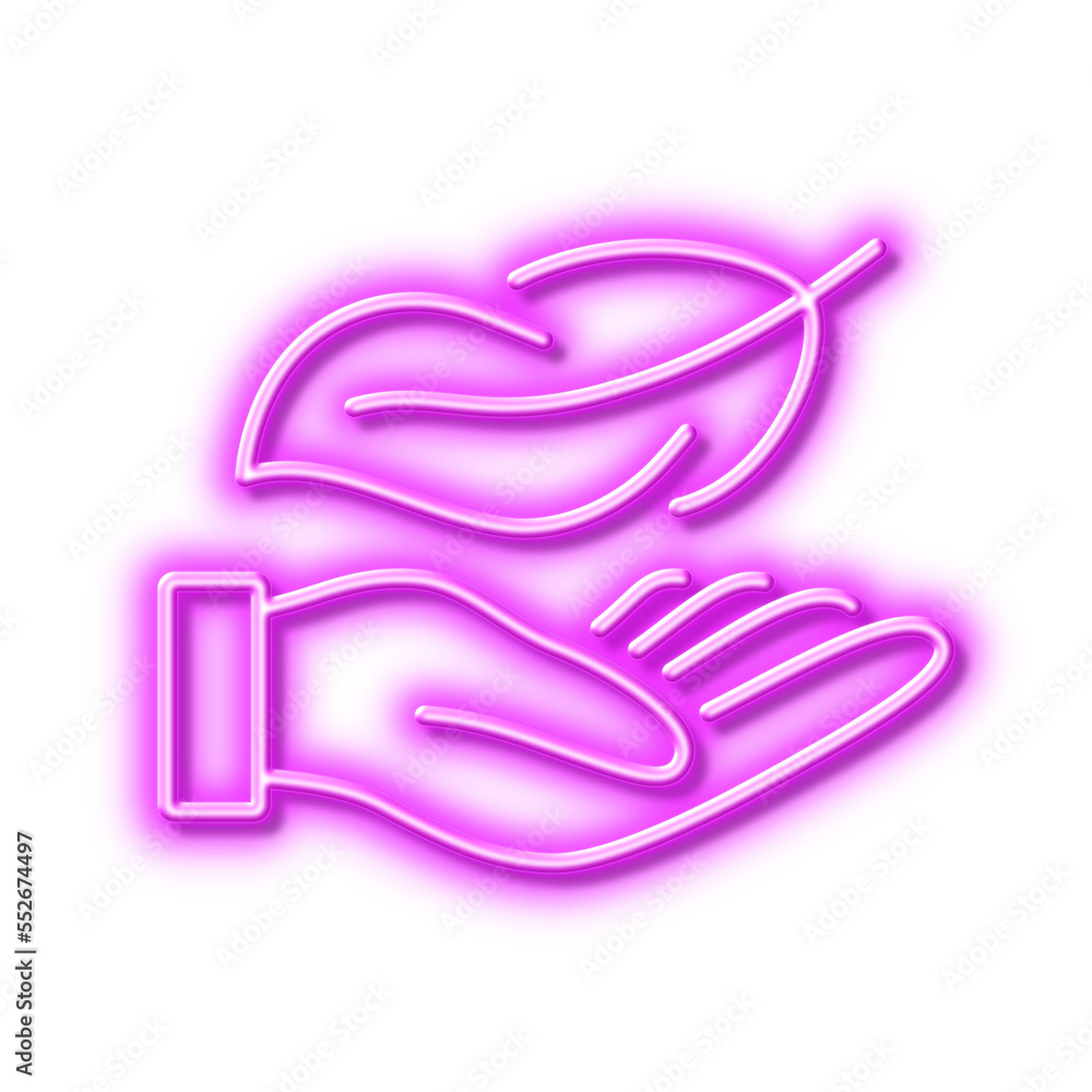 Lightweight line icon. Feather quill sign. Neon light effect outline icon. Lightweight line icon. Feather quill sign. Neon light effect outline icon.