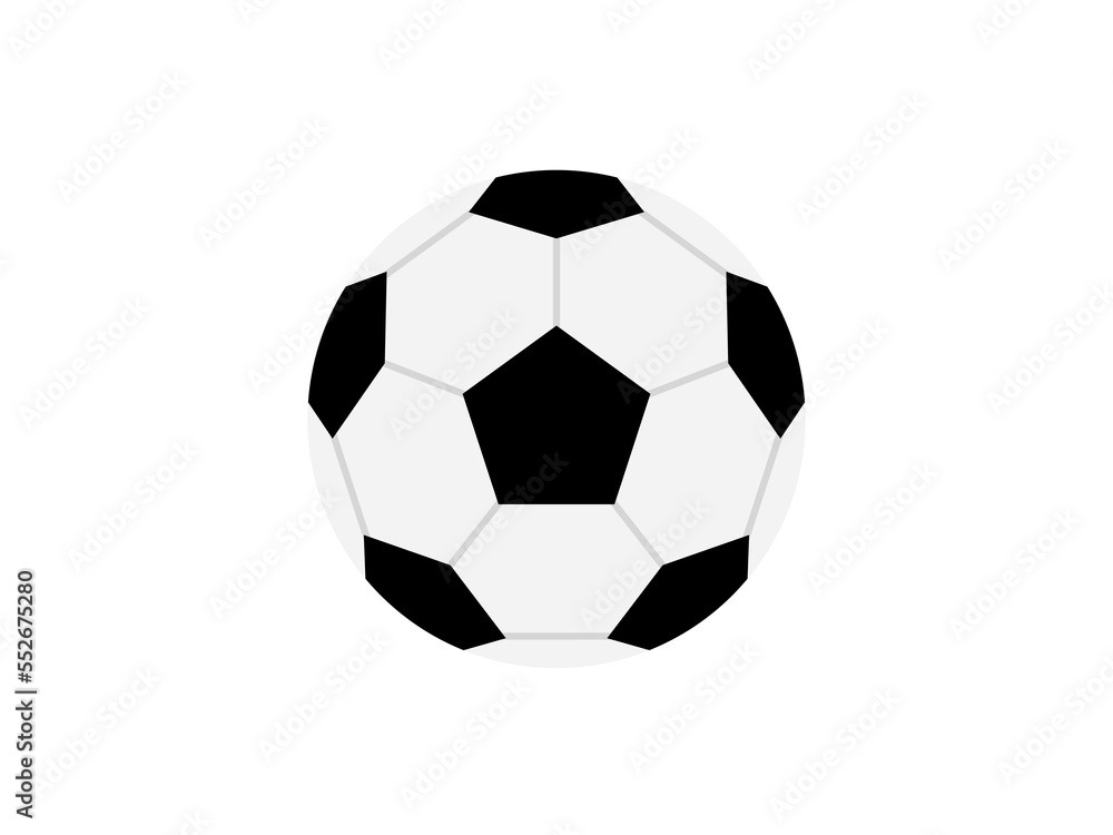 Obraz premium シンプルサッカーボールアイコン