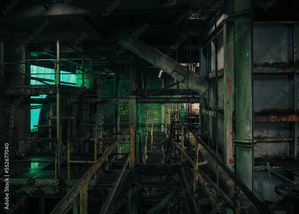 old abandoned factory