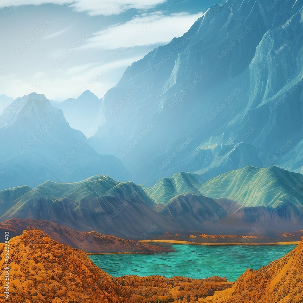 Foreign Landscape That Inspires Wanderlust k realistic highly detailed