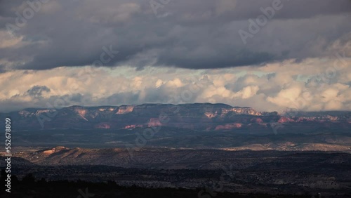 Wallpaper Mural Red Rocks of Sedona with Storm Clouds Wide Timelapse Torontodigital.ca