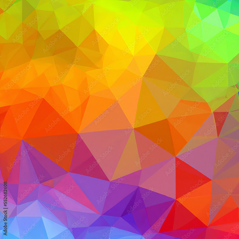 Vibrant Polygonal Mosaic Background Image / Energetic Digital Geometric Background / Abstract Digital Energetic Background Vibrant Polygonal Mosaic Background Image / Energetic Digital Geometric Background / Abstract Digital Energetic Background