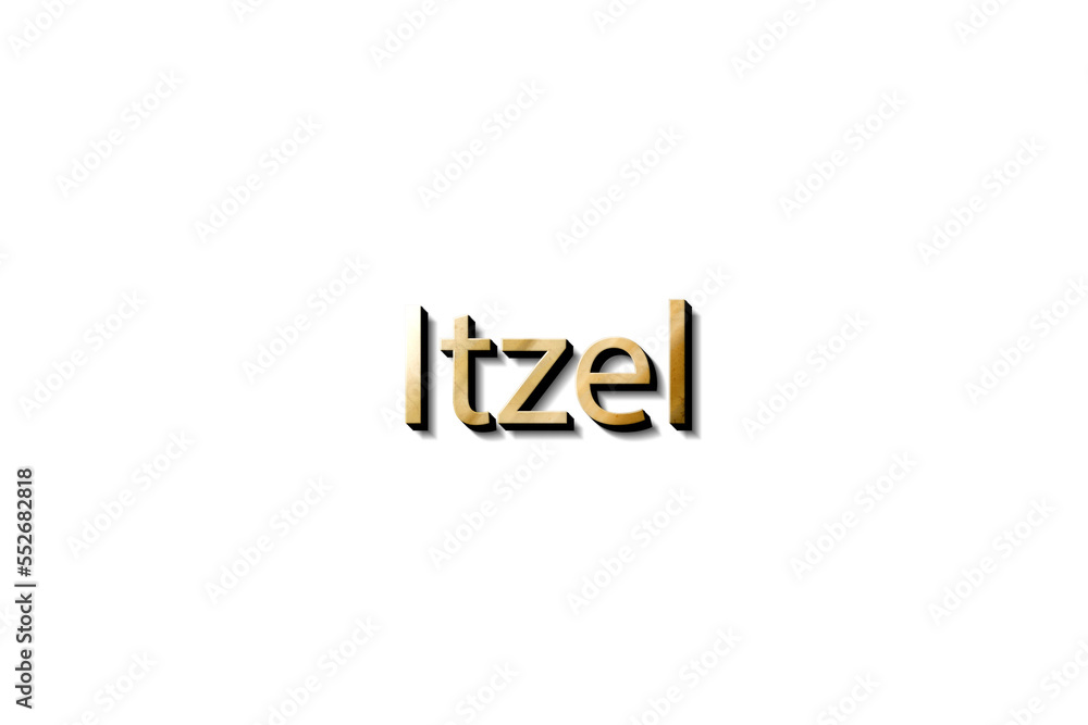 Obraz premium ITZEL NAME 3D 