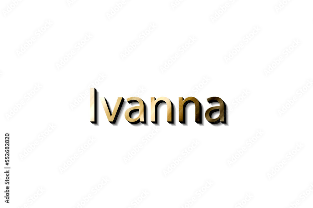 IVANNA NAME 3D IVANNA NAME 3D