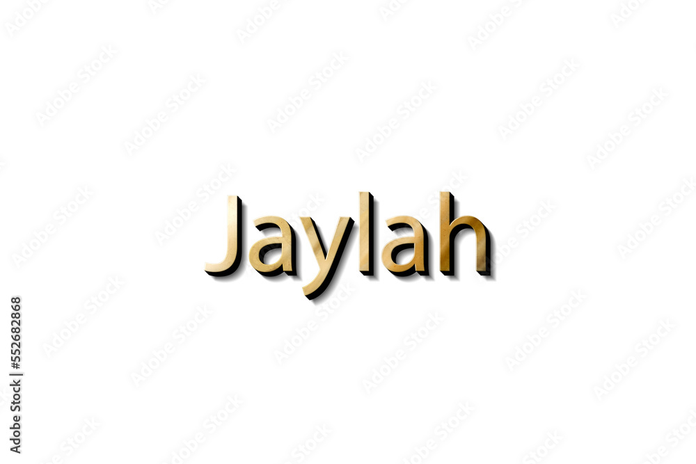 JAYLAH NAME 3D JAYLAH NAME 3D