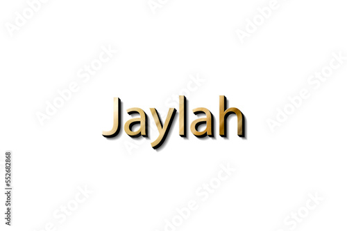 Fotografi JAYLAH NAME 3D