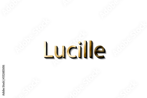 Foto LUCILLE 3D NAME