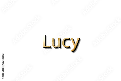 LUCY 3D NAME 