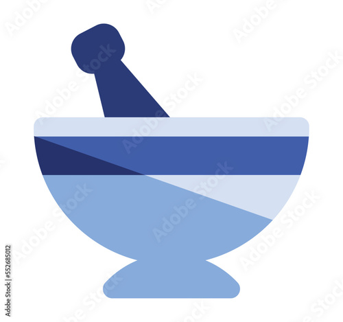 blue mortar design
