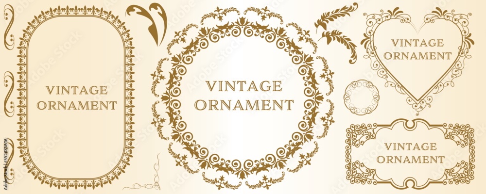 set of graphic materials, oriental patterns, arabesque patterns, antiques, decorative borders and vintage frames. set of graphic materials, oriental patterns, arabesque patterns, antiques, decorative borders and vintage frames.