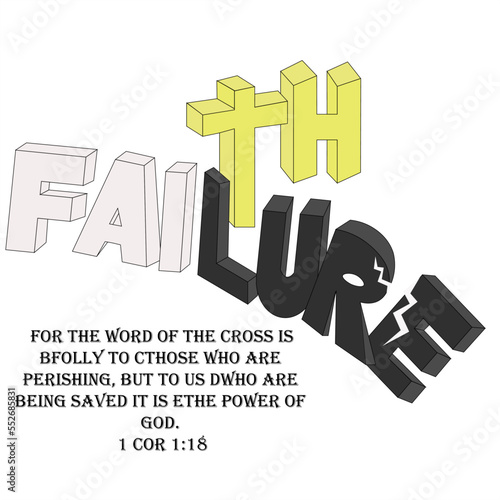 failure against faith,bible verse. Sunday school material