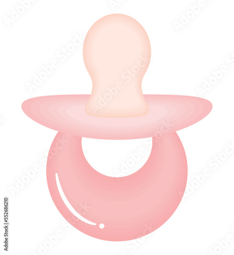 pink baby pacifer