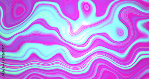 Image of purple and blue liquid pattern moving on seamless loop