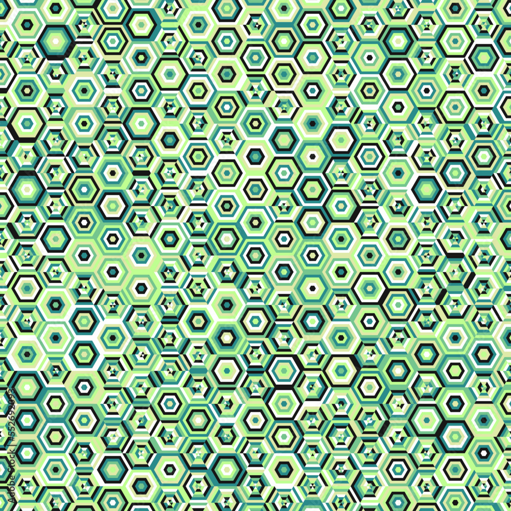 Hexagonal Maze pattern abstract illustration Hexagonal Maze pattern abstract illustration