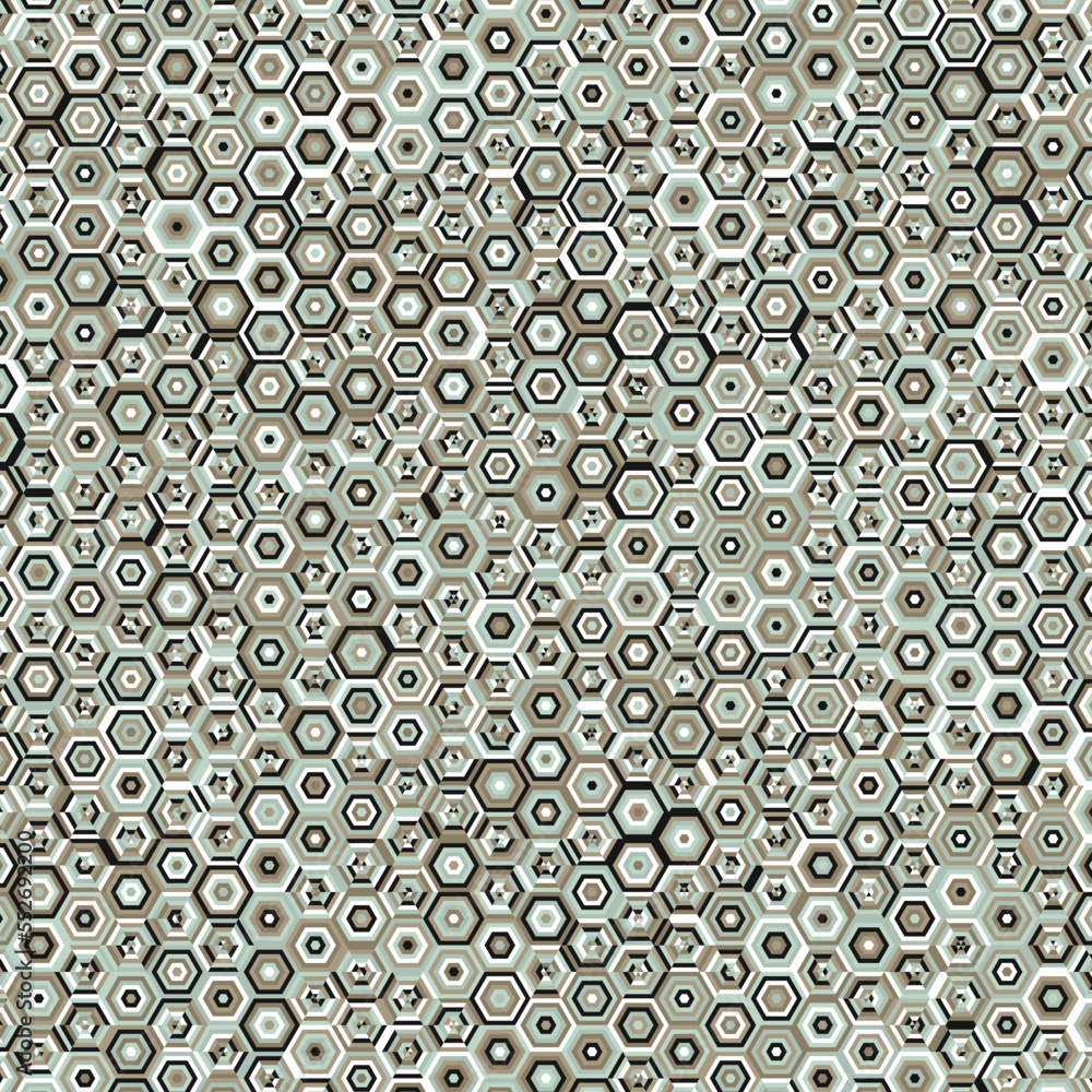 Hexagonal Maze pattern abstract illustration Hexagonal Maze pattern abstract illustration
