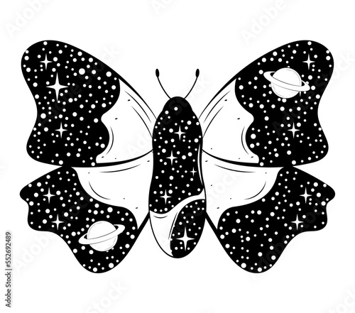surreal butterfly design