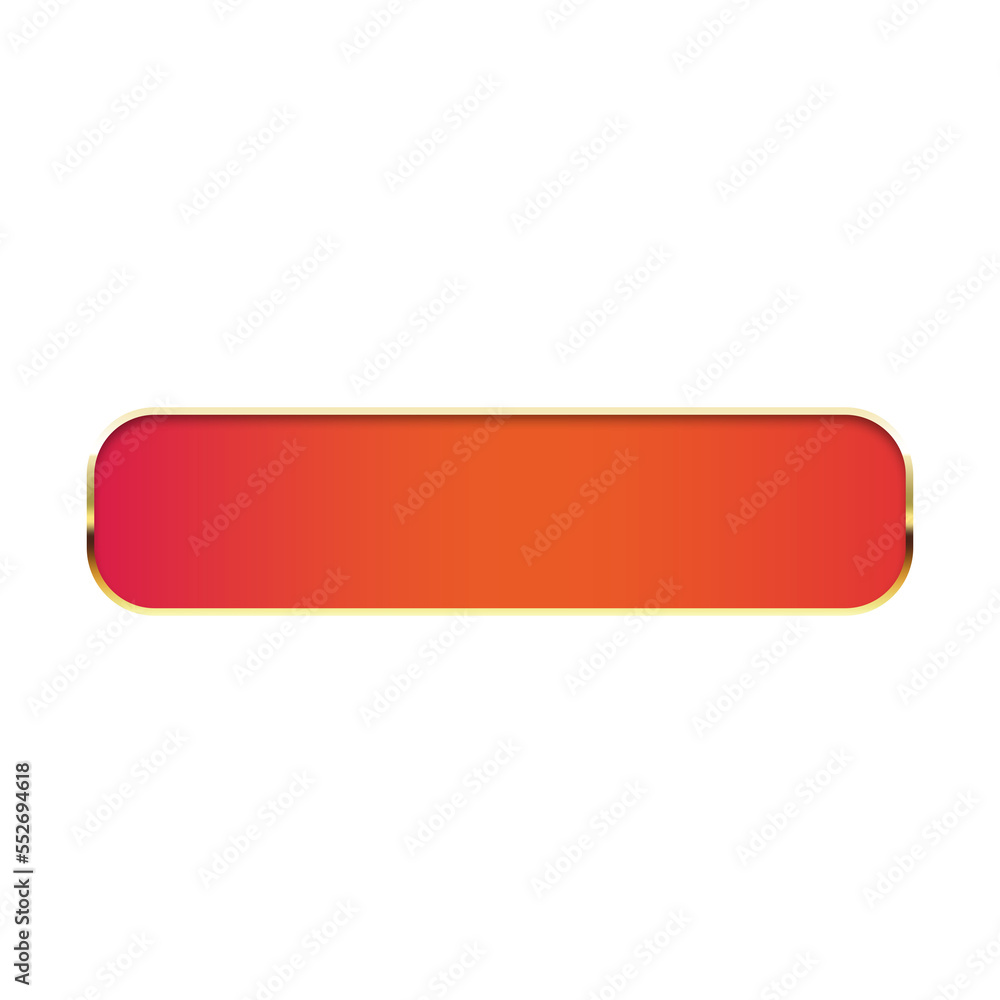 red banner bar and flag gold rim red banner bar and flag gold rim