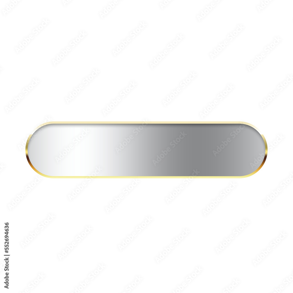 silver banner bar and flag gold rim silver banner bar and flag gold rim