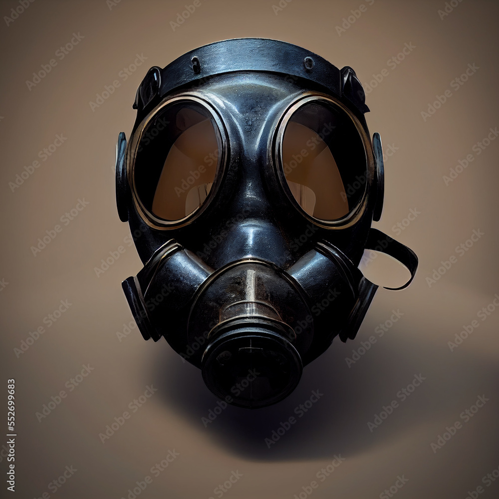 Gas Mask Full Face Mask - Generated by Generative AI Gas Mask Full Face Mask - Generated by Generative AI