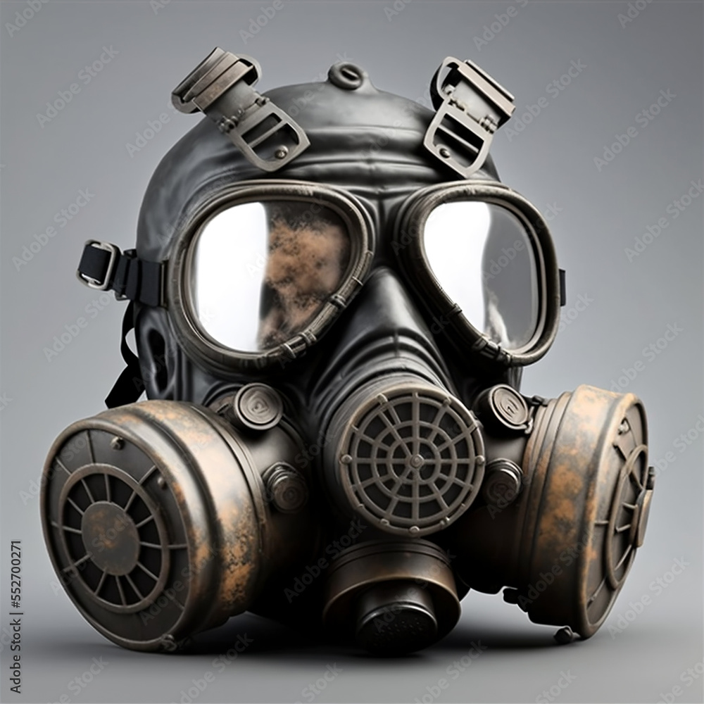 Gas Mask Full Face Mask - Generated by Generative AI Gas Mask Full Face Mask - Generated by Generative AI