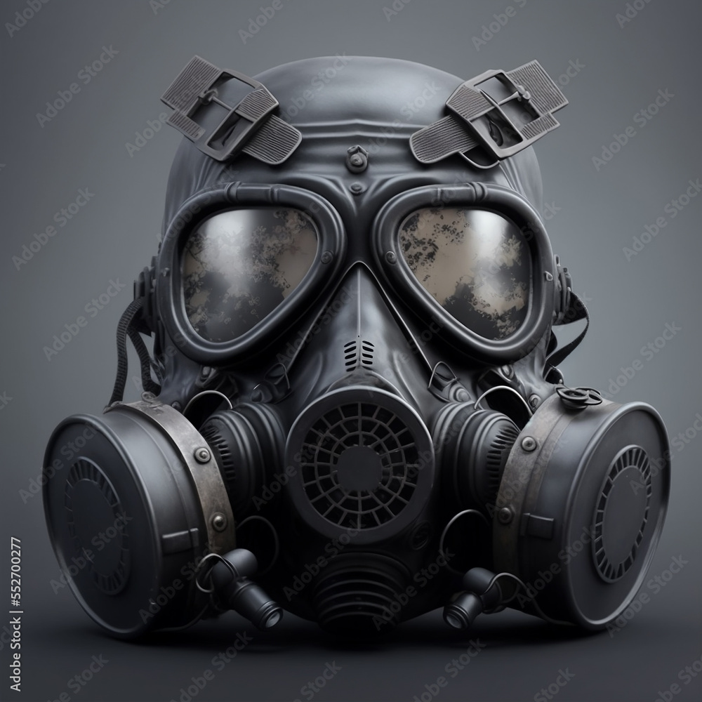 Gas Mask Full Face Mask - Generated by Generative AI Gas Mask Full Face Mask - Generated by Generative AI