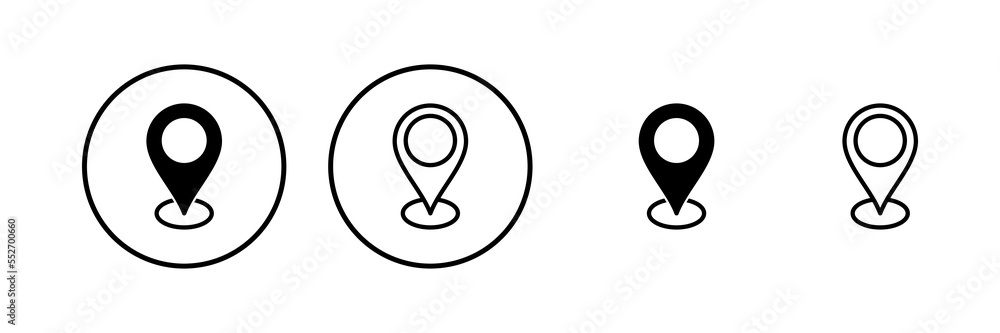 Address icon vector illustration. home location sign and symbol. pinpoint Address icon vector illustration. home location sign and symbol. pinpoint