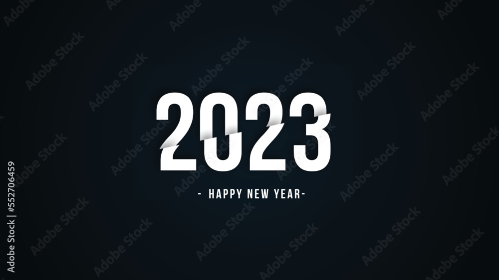 2023 Happy New Year vector background, template for greeting card, wallpaper, banner, etc. 2023 Happy New Year vector background, template for greeting card, wallpaper, banner, etc.