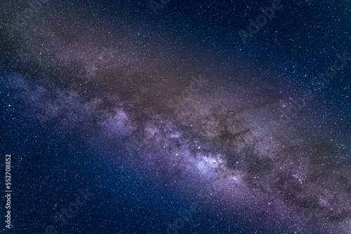 Milky Way and starry skies over the Andes mountains. Cusco, Peru