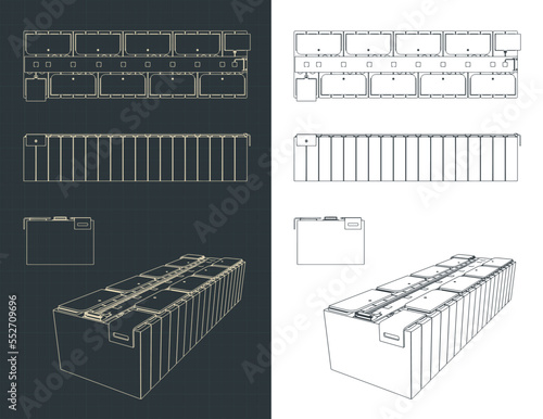 Battery module blueprint