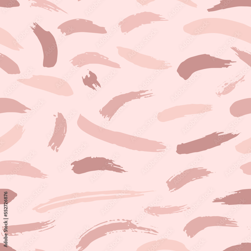 Beige Dry Brush Strokes Seamless Pattern. Hand Drawn Artwork Abstract Vector Background Beige Dry Brush Strokes Seamless Pattern. Hand Drawn Artwork Abstract Vector Background
