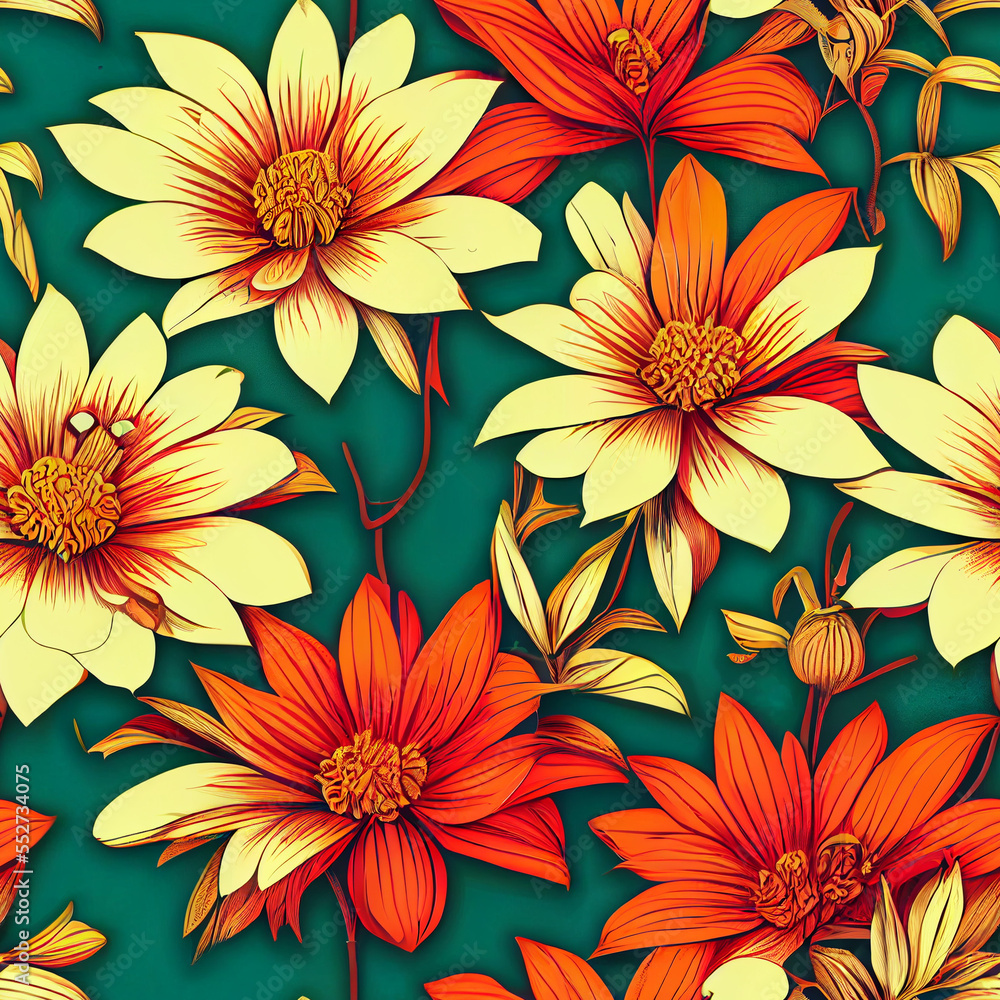seamless floral pattern seamless floral pattern
