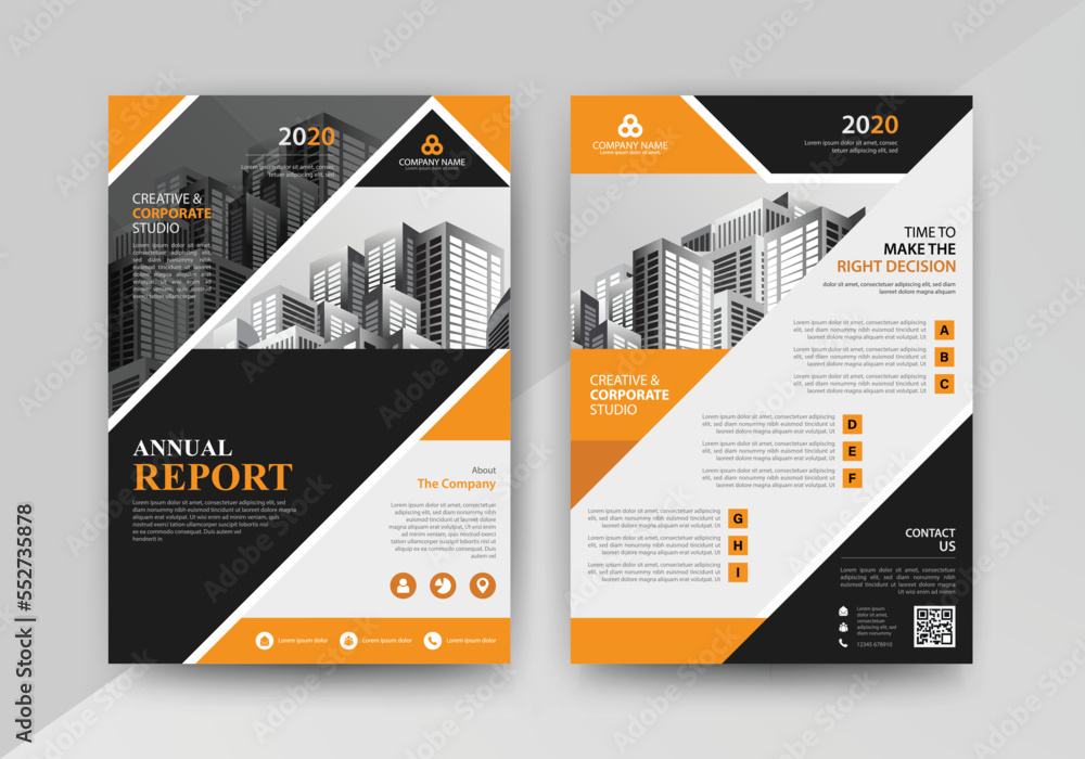 Business abstract vector template for Brochure, Annual Report, Magazine, Poster, Corporate Presentation, Portfolio, Flyer with yellow and black color size A4, Front and back Business abstract vector template for Brochure, Annual Report, Magazine, Poster, Corporate Presentation, Portfolio, Flyer with yellow and black color size A4, Front and back
