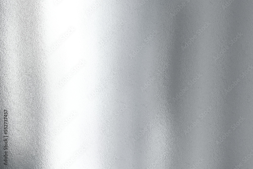 Brushed silver metal texture. Polished metal texture background with light reflection. abstract texture background