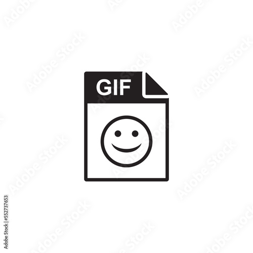 gif file icon , document icon