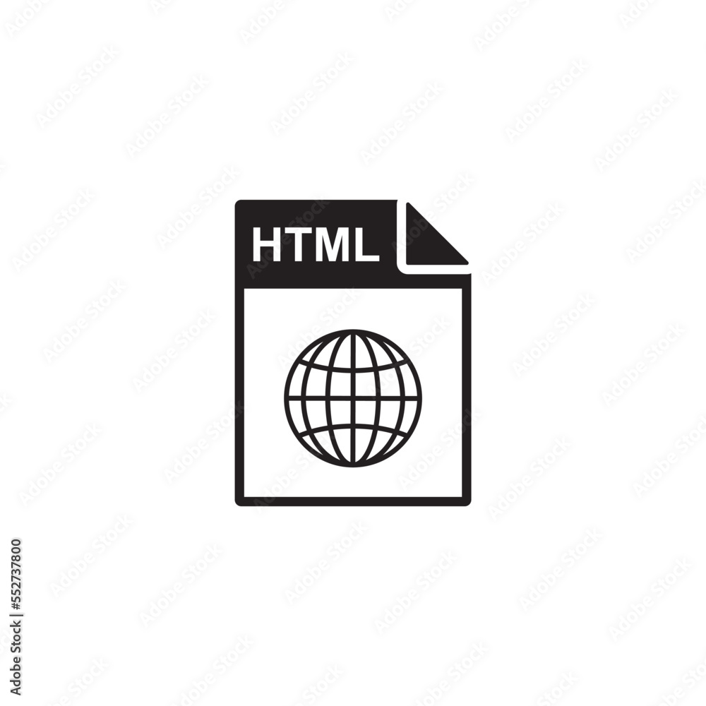 html file icon , business icon html file icon , business icon