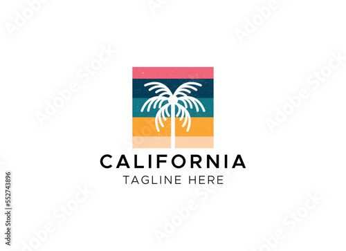 Free Download California vector illustration, for logo print and other uses. - GFXLoad