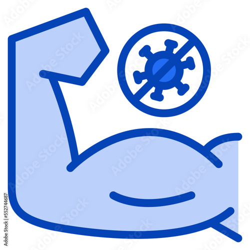 strong blue icon