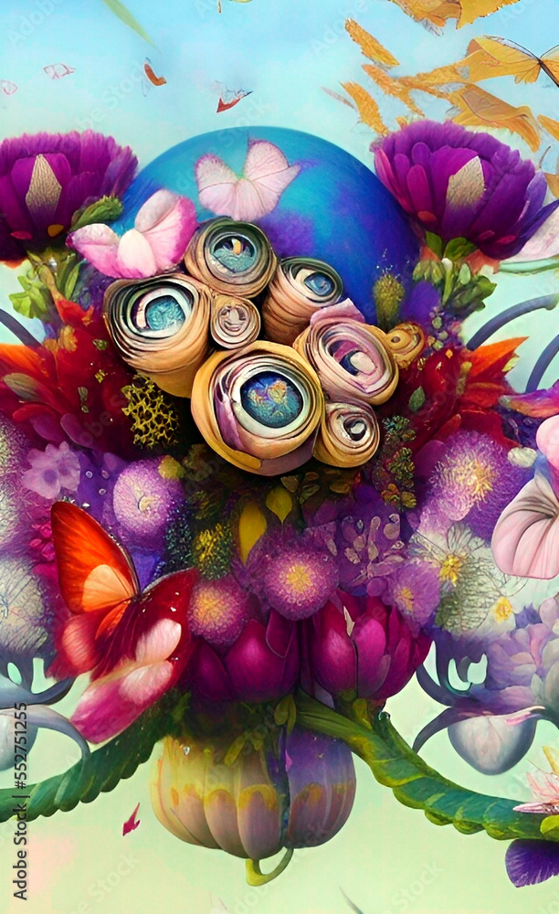 fantasy flower background