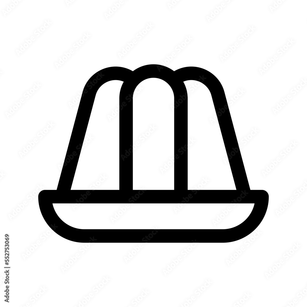 Pudding Icon Vector Symbol Design Illustration Pudding Icon Vector Symbol Design Illustration