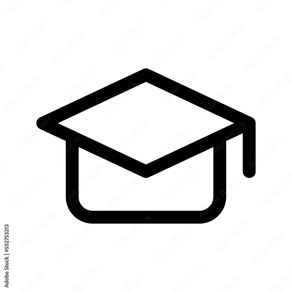 Mortarboard Icon Vector Symbol Design Illustration Mortarboard Icon Vector Symbol Design Illustration